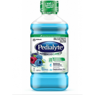 Pedialyte Advanced Care Oral Rehydration Solution Blue Raspberry